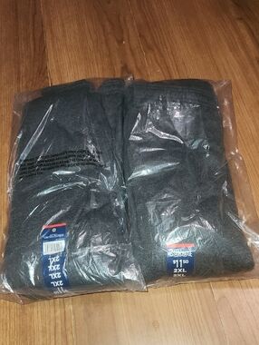 NWT 2 Pair Mission Ridge Mens Pull-On Sweatpants Drawstring  Dark Gray